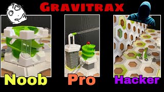 Gravitrax Noob vs Pro vs Hacker - Lots of Tricks (Part 2)