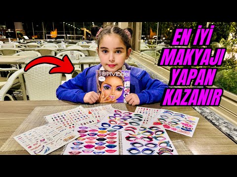 MAKYAJ YAPTIK AMA ELİF SİNEME DEĞİL !! RESİME MAKYAJ ETKİNLİĞİ YAPTIK !!