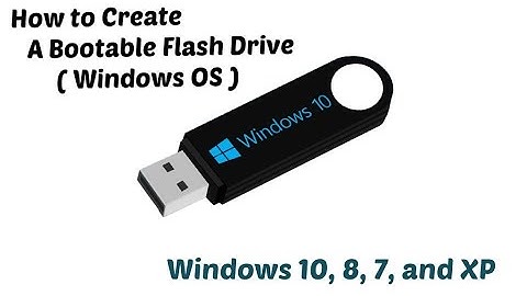 How to make a Bootable USB (Pendrive/Flashdrive) for Windows (10,8,7,XP)