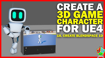 Create a 3D Game Character Part 18: Setting Up - Create a Blendspace 1D in UE4