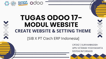 Odoo 17 - Modul Website Create Website & Setting Theme [SIB X PT Ctech ERP Indonesia]