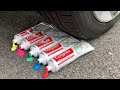 Experiment Car vs Jelly ,Toothpaste and Balloons | Crushing Crunchy &amp; Soft Things by Car | Test S