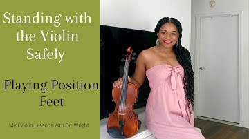 Beginner Violin Lessons | Rest Position and Playing Position Feet