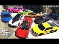 GTA 5 - Stealing Luxury Youtubers Cars with Franklin! (Real Life Cars #16)