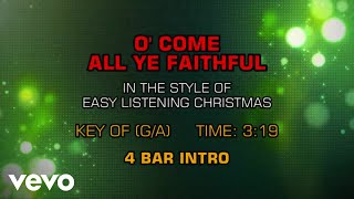 Video thumbnail of "The Lettermen - O' Come All Ye Faithful (Karaoke)"