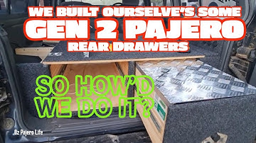 HOW WE BUILT IT | Custom Rear Drawers in the Pajero