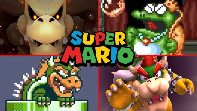 Evolution of Bowser Jr in Super Mario Games (2002-2021) 