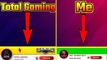 How To Make Subscribe Animation Like Total Gaming | Very Easy Way | Mr. Gamer Boy