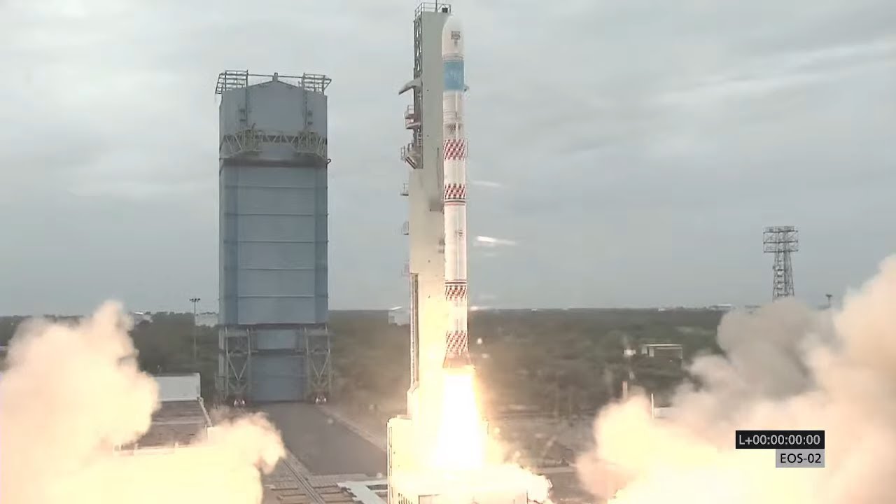 Launch of ISRO's SSLV Rocket with EOS-02 - YouTube