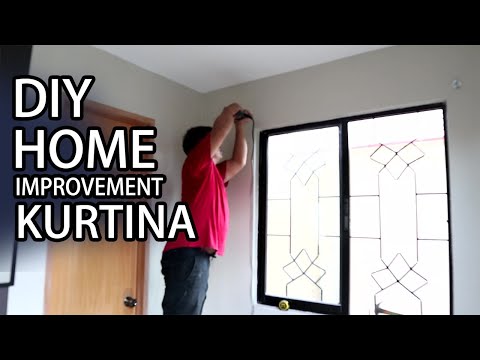 DIY Paano mag install ng Curtain Rod sa Bahay