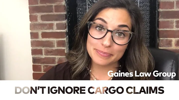 The Carrier is ignoring my Cargo Claim!