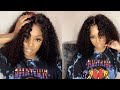 Extremely natural looking kinky vpart wig install| ft. Nadula hair