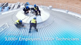 FAMSUN: 3,000+ Employees, 1,000+ Technicians, 10,700 Projects Across 140+ Countries