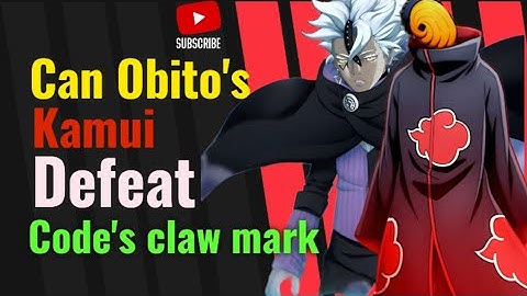 Kamui vs. Claw Mark: Epic Showdown Between Obito and Code #boruto