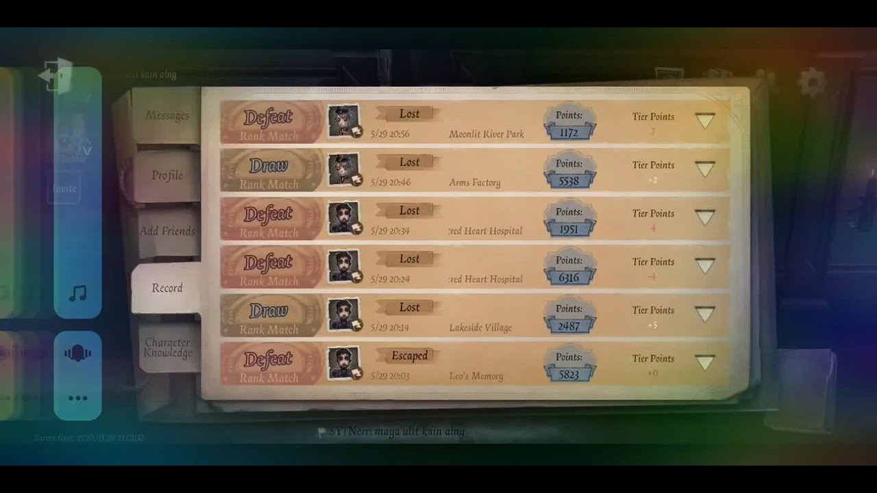 Identity V Rank - YouTube