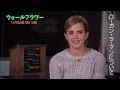ウォールフラワー エマ ワトソン インタビュー映像 