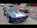 Nz historic muscle cars  onboard footage  huge crash on track  must watch 