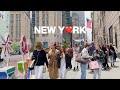 4knyc spring walk5th ave blooms in new york citystrolling in midtown manhattan  may 2024