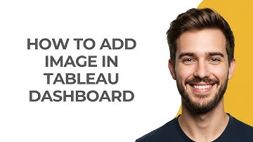 How to Add Image In Tableau Dashboard - GUIDE!