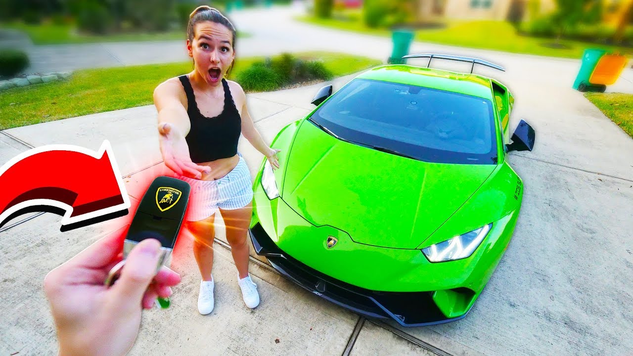 FINALLY GIVING HER THE KEYS!