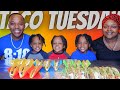 TACO TUESDAY FAMILY MUKBANG!!! | CRUNCHY LOADED TACOS EATING SHOW