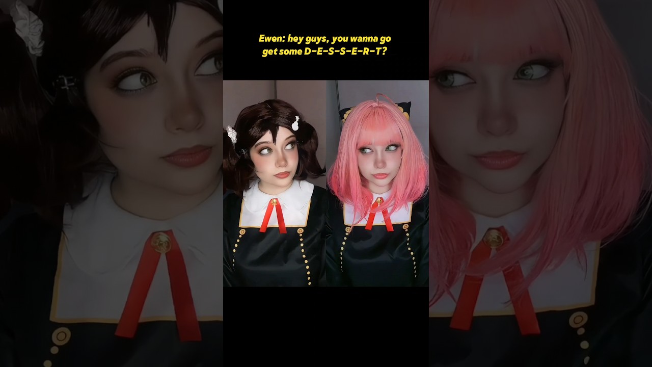 Can't spell but want treat | Anya Forger & Becky Blackbell #cosplay | Spy X Family