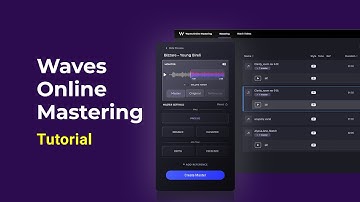 Get Started with Waves Online Mastering