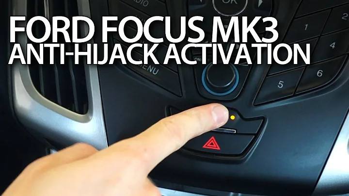 Ford Focus MK3 anti-hijack activation, auto central locking - DayDayNews