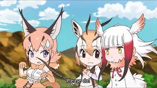 Crested Ibis perfectly cut singing