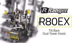 Ranger R80EX Tilt-Back Tire Changer Demo and Top Features