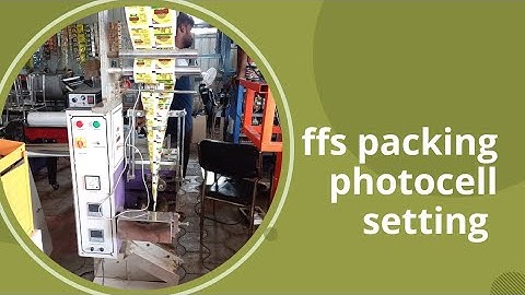 ffs photocell camara setting video #ffs packing machine service
