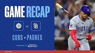 Game Highlights: A Morel Moonshot Puts Cubs Over Padres | 4/9/24