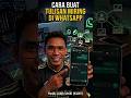 Cara Buat Tulisan Miring Di Whatssap #Shorts