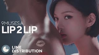 Video thumbnail of "9MUSES A - Lip 2 Lip (Line Distribution)"