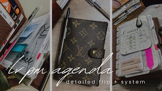 LV PM Agenda Flip + System Details | Pocket Planner + Wallet | Functional Planner | Plan With Bee