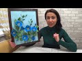 Невероятные цветы. Интерьерная картина своими руками. Incredible flowers. DIY interior painting.