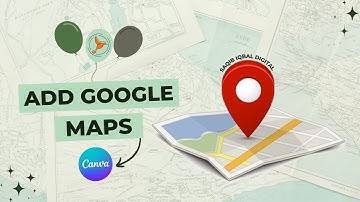 How to add Google Maps to your design on Canva? | Earn Money with Canva | Canva Tutorial