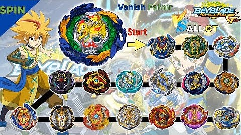 베이블레이드 버스트 진검 배니쉬 파브닐 VS 올 진검 GT 마라톤배틀 Beyblade Burst DB 【Vanish Fafnir VS ALL GT】 marathon season 4
