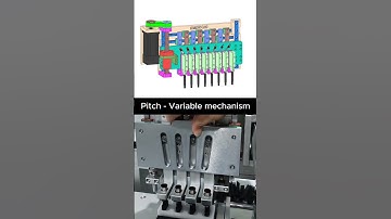 Pitch Variable mechanism  #mechanism #automation #mechanical #engineering #mechanic