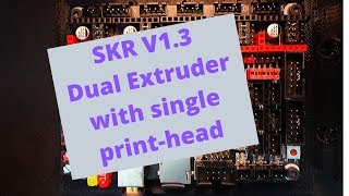 SKR 1.3 - Dual Extruder with single print-head