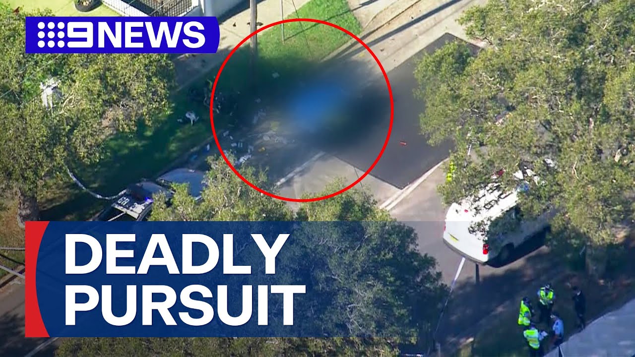 Motorcyclist dies during police chase in Sydney | 9 News Australia ...
