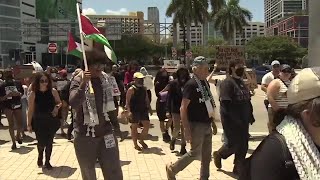 ProPalestine protesters arrested after attempt to block traffic, entrance to PortMiami
