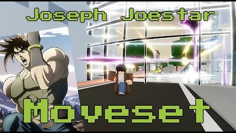 How to Make JOSEPH JOESTAR Moveset | Jujutsu Shenanigans