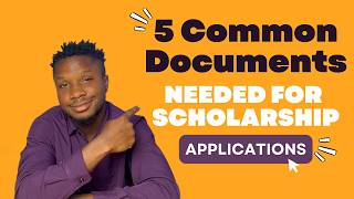 5 Documents You MUST Have Before Applying for Scholarships