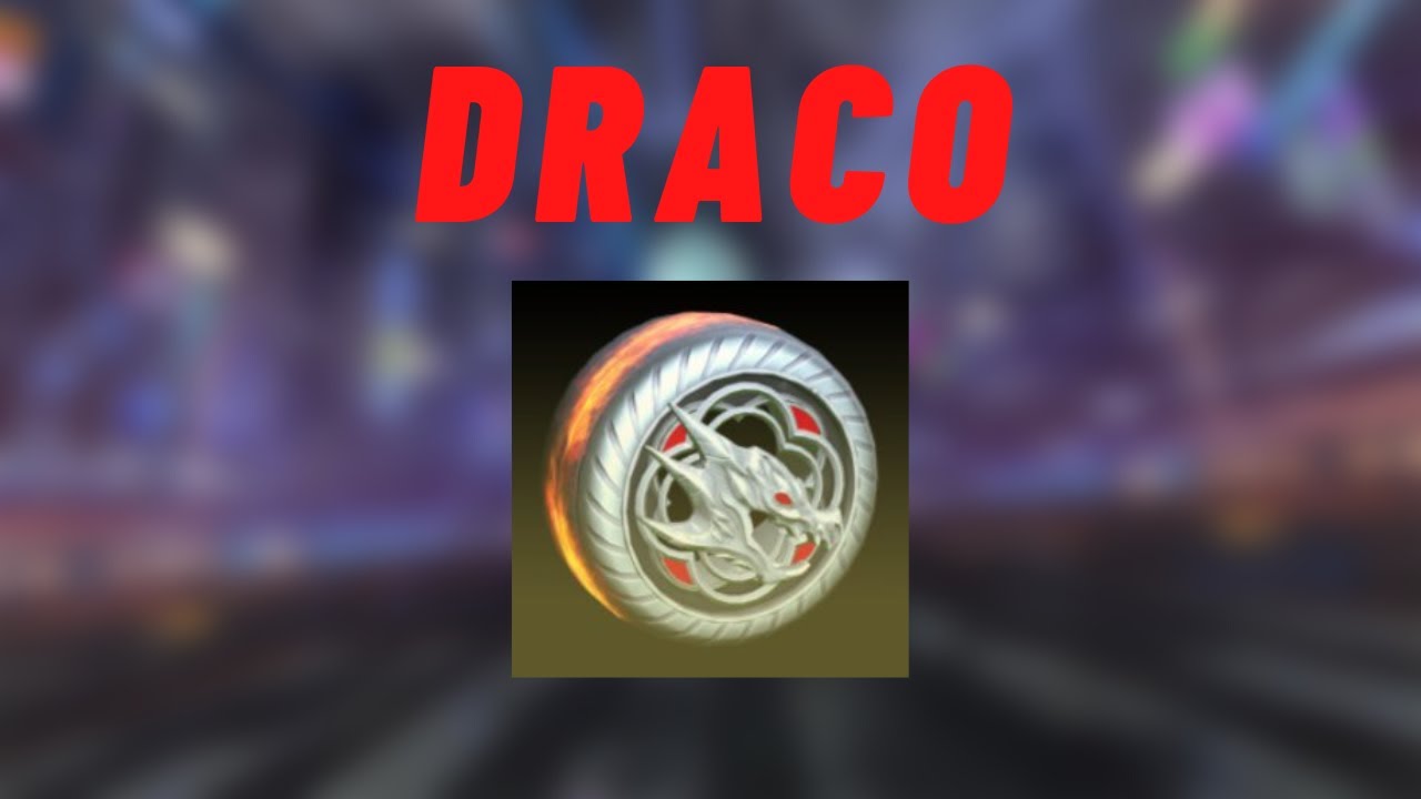 All Painted Draco Wheels Rocket League YouTube
