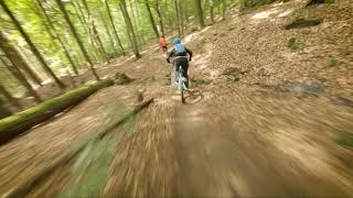 MTB &amp; FPV - Mountainbike Miltenberg - Tobis trail to town -