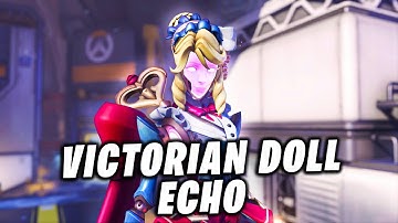 Victorian Doll Echo Legendary Battle Pass Skin - Overwatch 2 Season 7