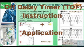 Lecture 21: UNITY PRO plc programming |  Off Delay Timer (TOF) Instruction | industrial control