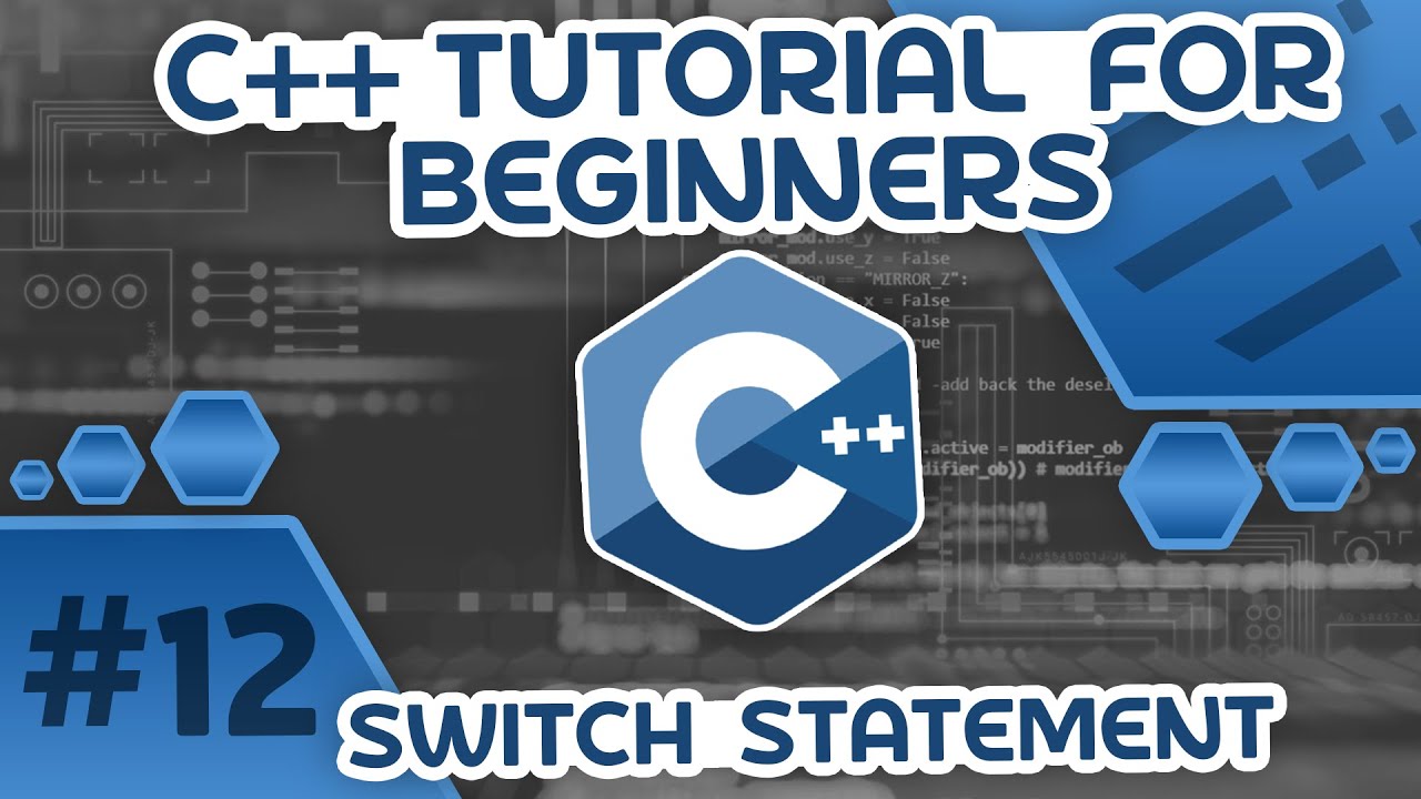 Learn C++ With Me #12 - Switch Statement - YouTube