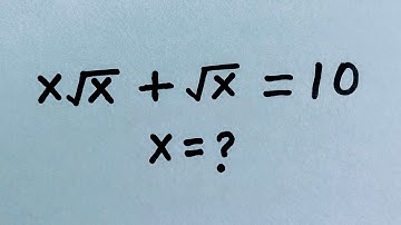 A Nice Square Root Algebra Math Problem | Math Olympiad Algebra Question | How to Solve!!
